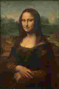 Mona Lisa at JPEG quality 10